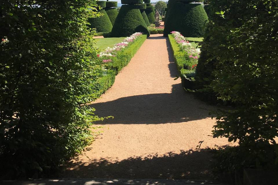 Les jardins à la française