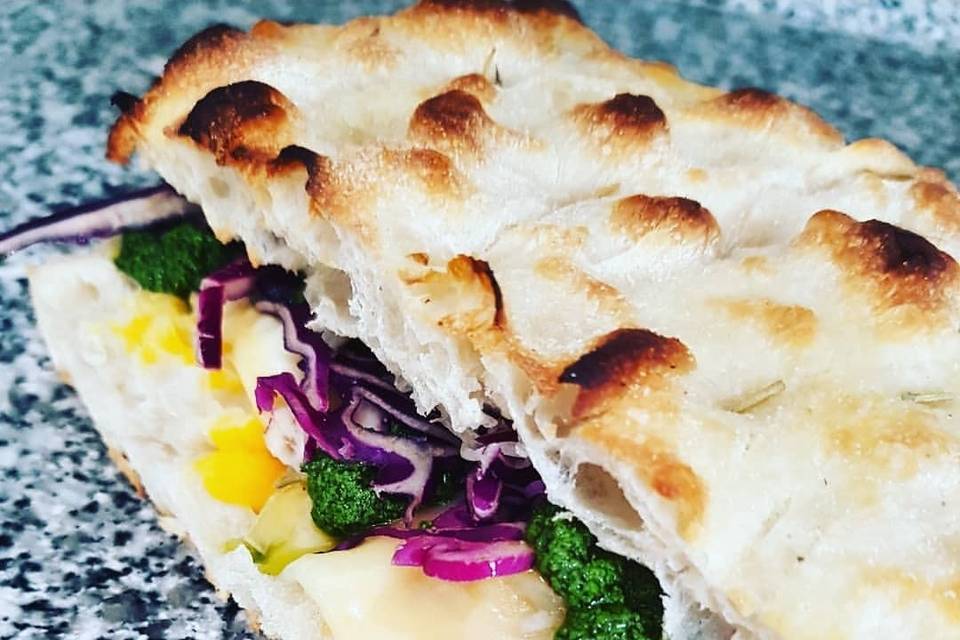 Focaccia végétarienne