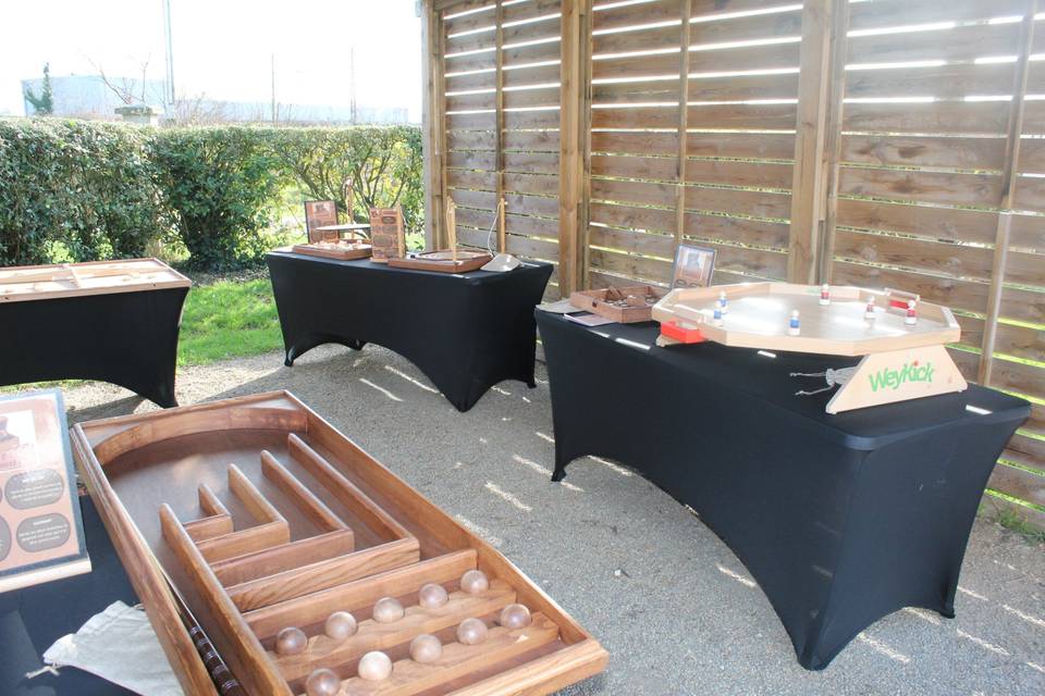 Location Jeux bois géants