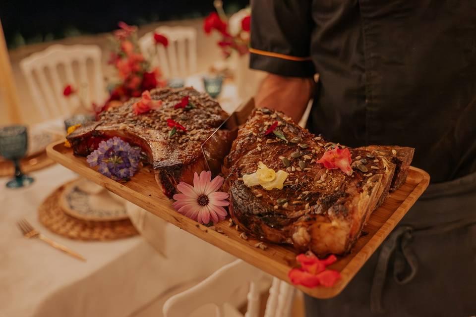 Côte de bœuf à partager à tabl