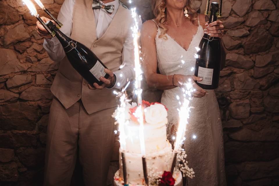 Arrivée de naked cake