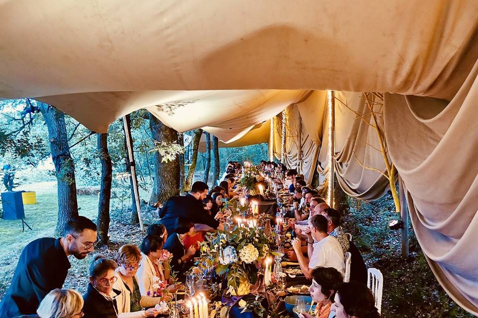 Scénographie banquet