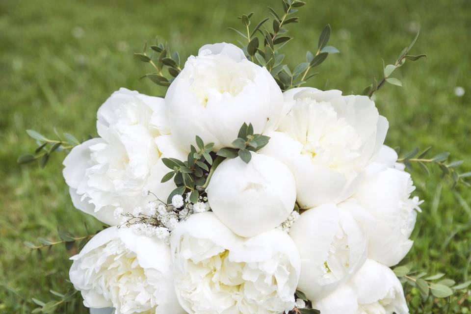 Détail bouquet de mariée