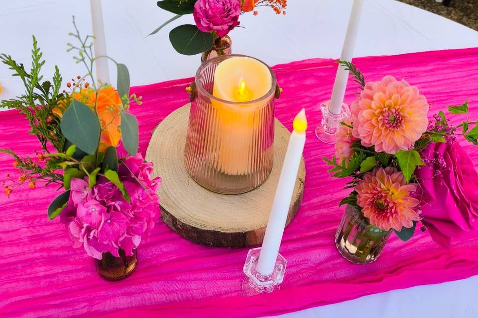 Décoration table coloré