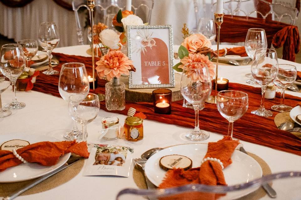 Mariage terracotta