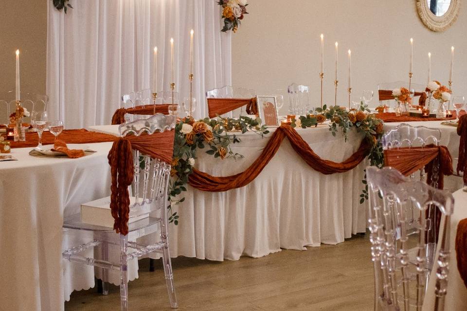 Mariage terracotta