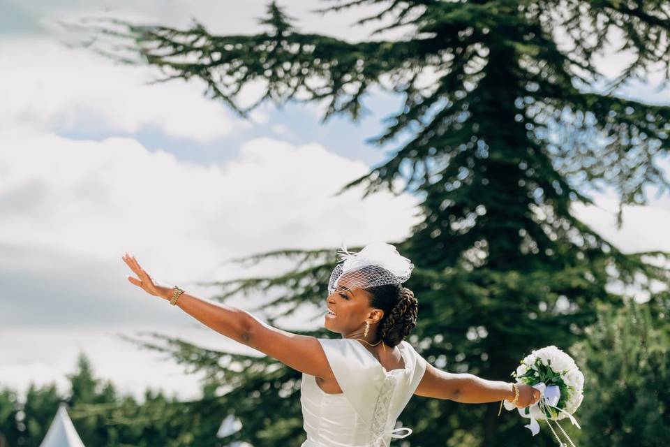 Portrait de la mariée
