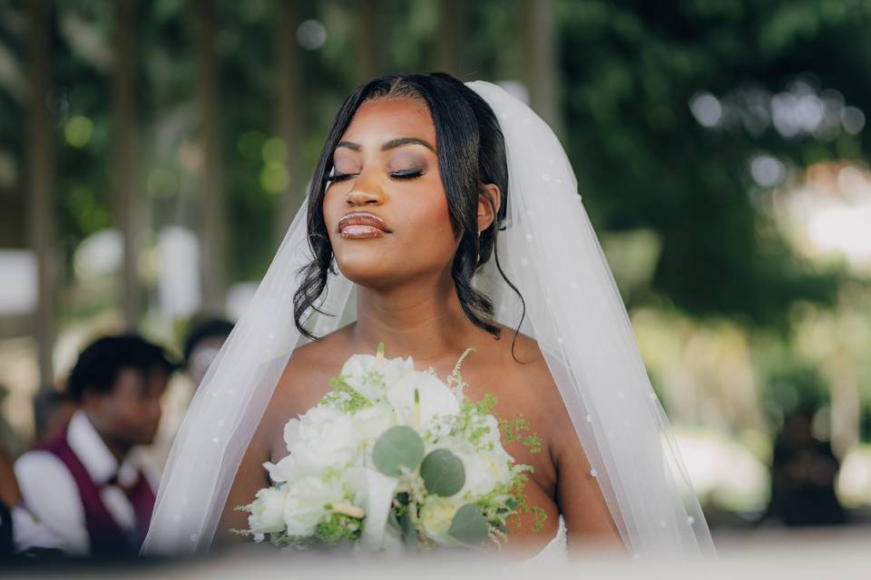 Portrait de la mariée