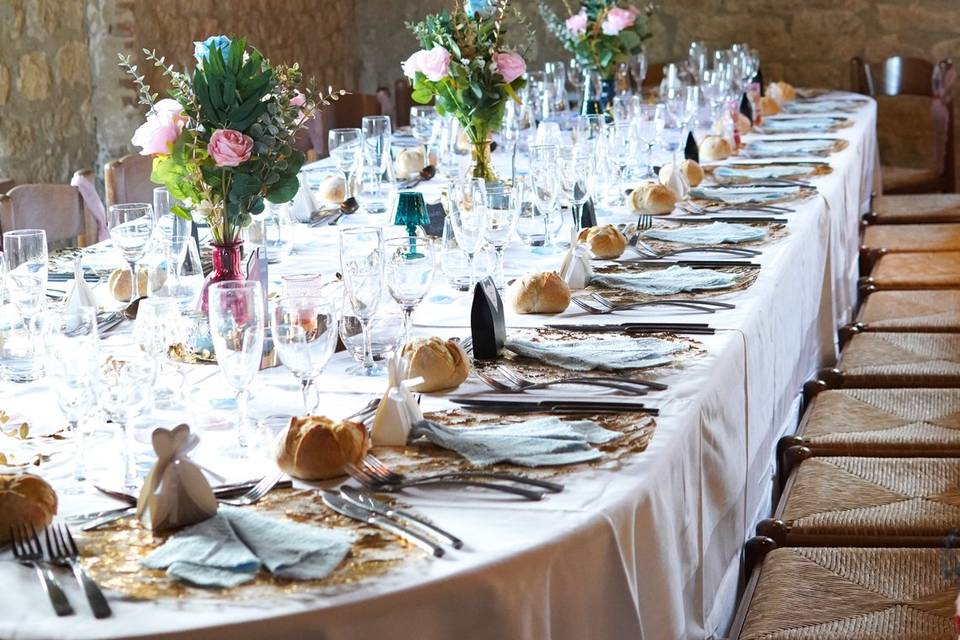 Tables dressées