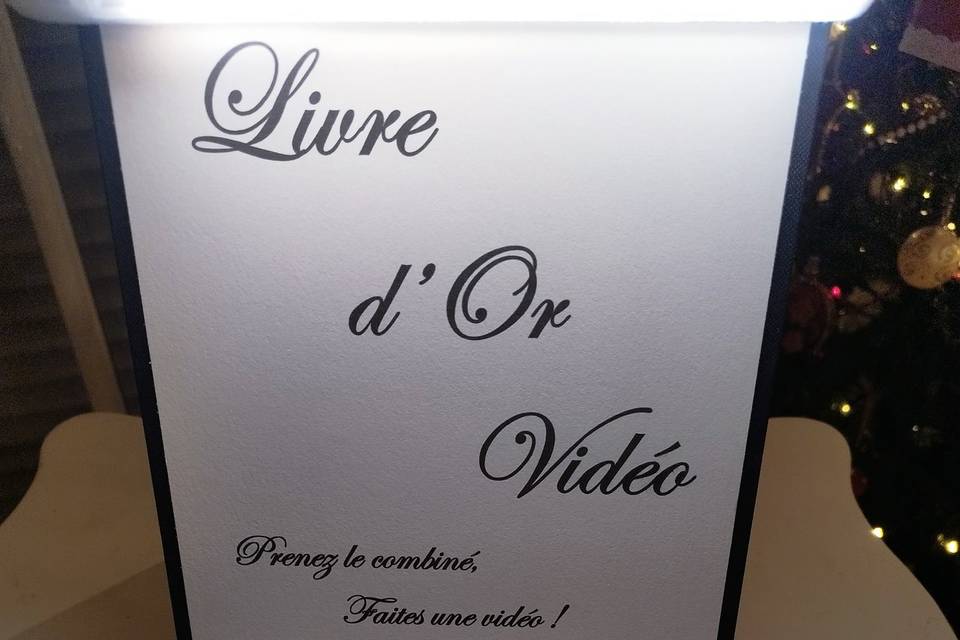 Livre d'Or Vidéo VidéoBooth