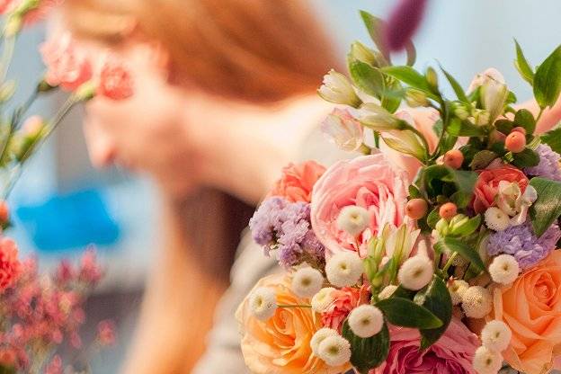 Fleurs couleurs pastels