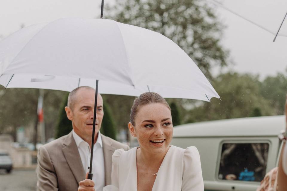 Arrivée de la mariée