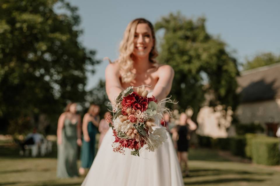 Lancer de bouquet