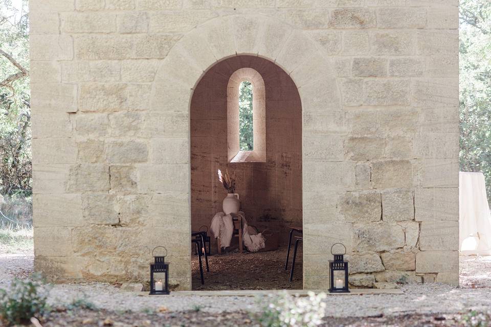 Entrée de la chapelle