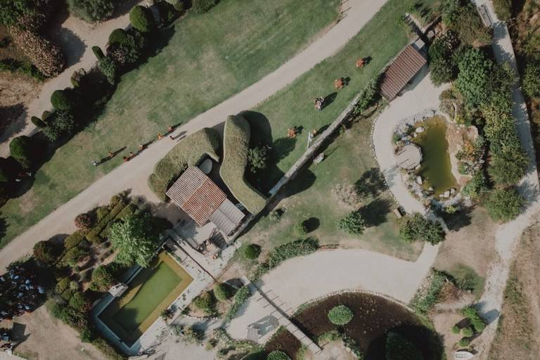 Domaine vue du ciel