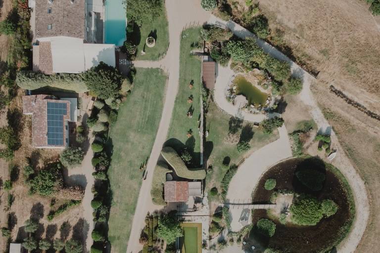 Domaine vue du ciel