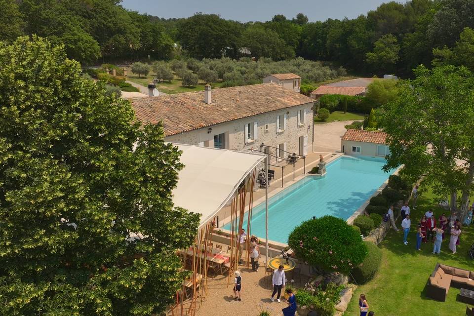 Mas provençal et sa piscine