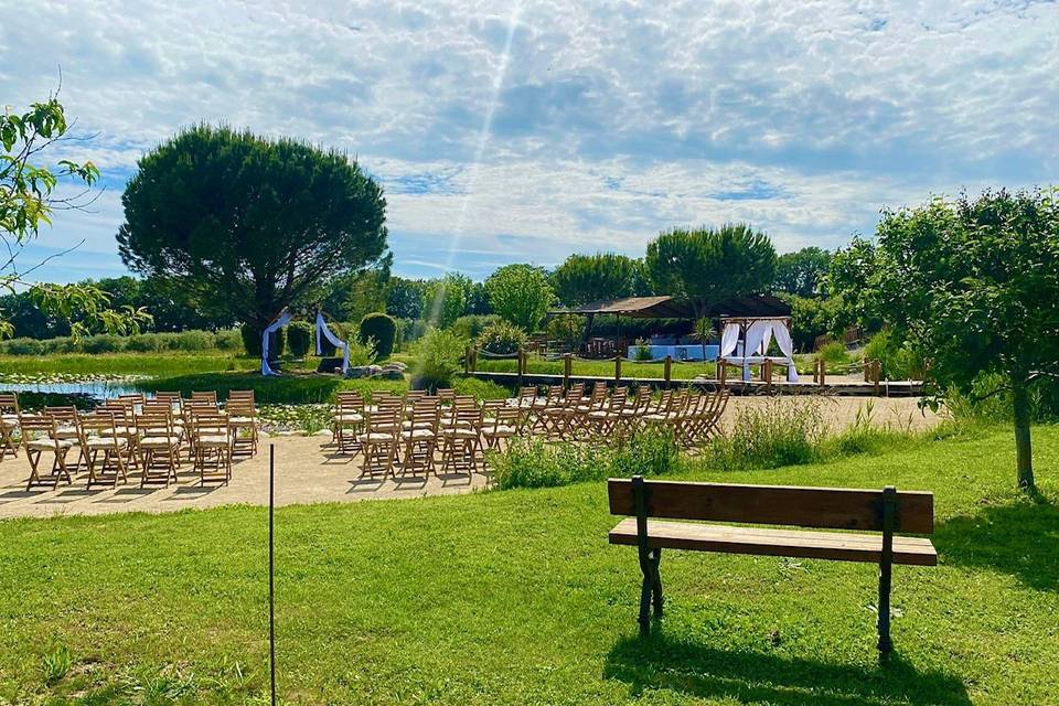 Etang pour la ceremonie