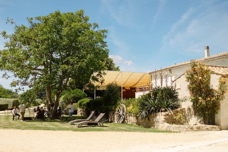 Mas et pergola