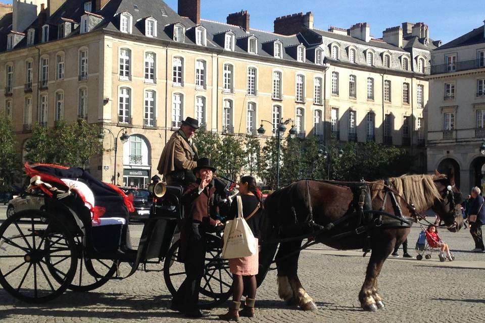 Rennes, parvis de la mairie