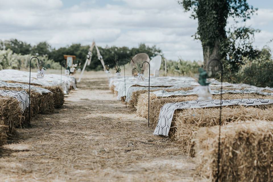 Allée champêtre crochets àL