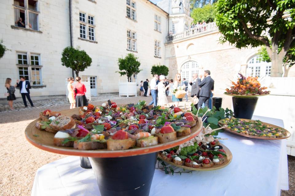 Vin d'honneur au château