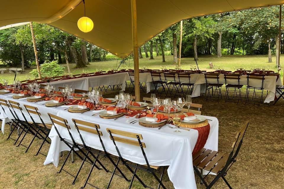 Mariage en pleine campagne