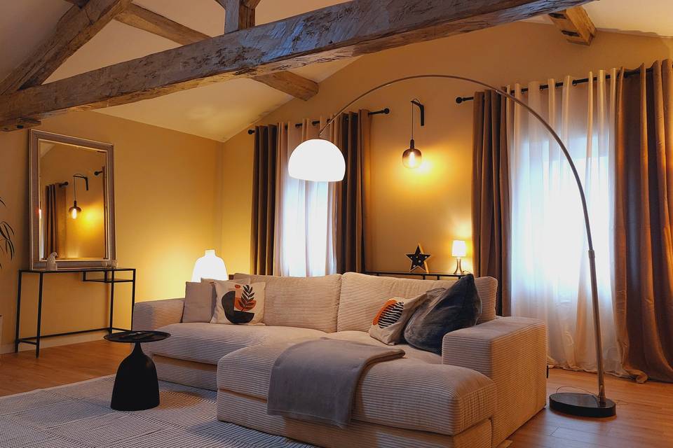 Salon dortoir de l'Auberge