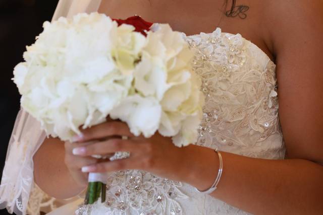 Sourire de la mariée