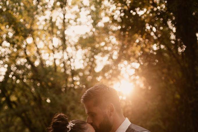 Chignon et maquillage de la ma