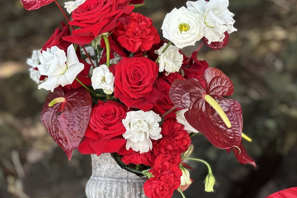 Bouquet rouge