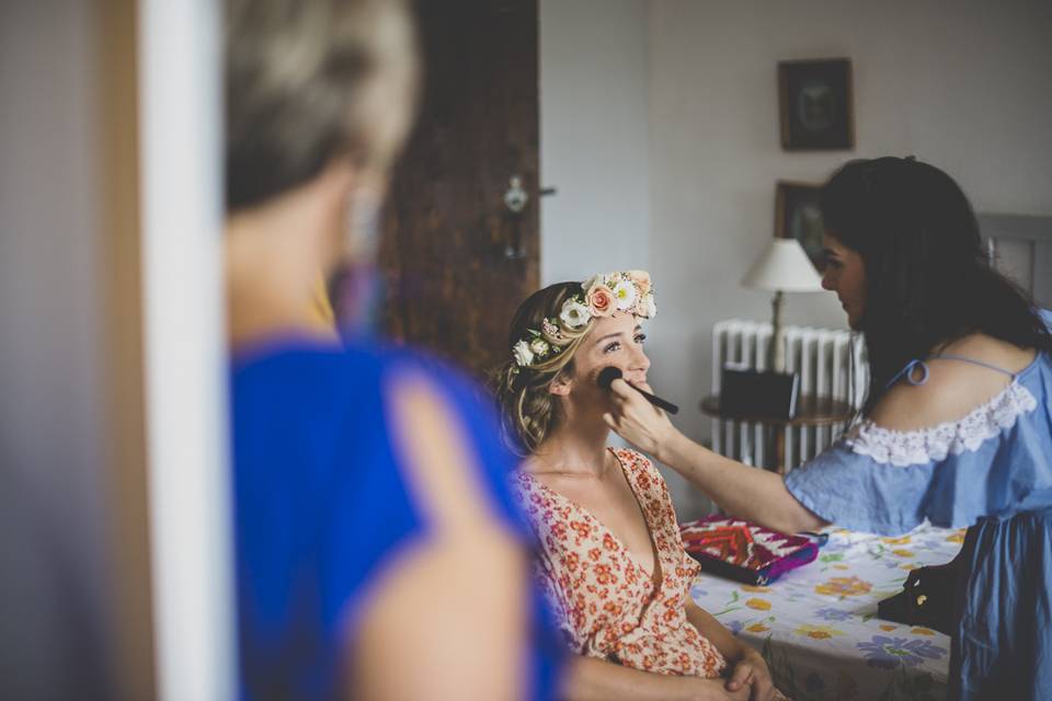 Maquillage de la mariée