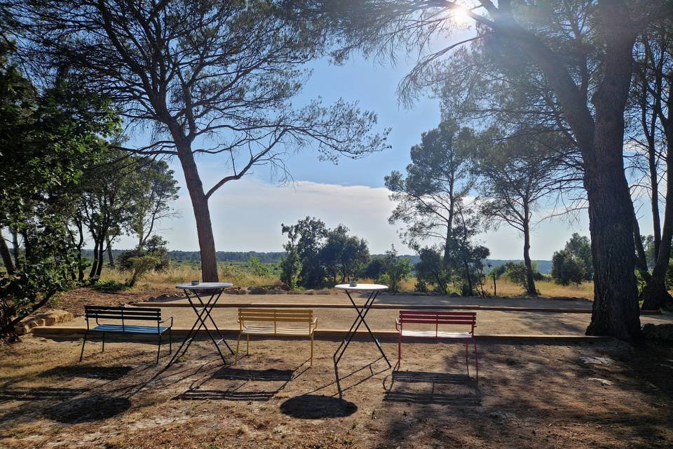 Terrain de pétanque