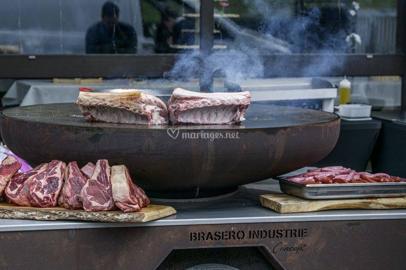 Cuisson au feu de bois