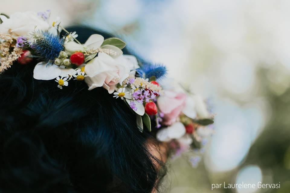 Couronne de fleurs