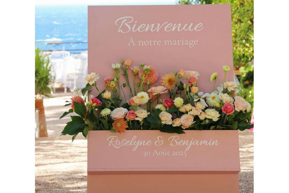Panneau bienvenue