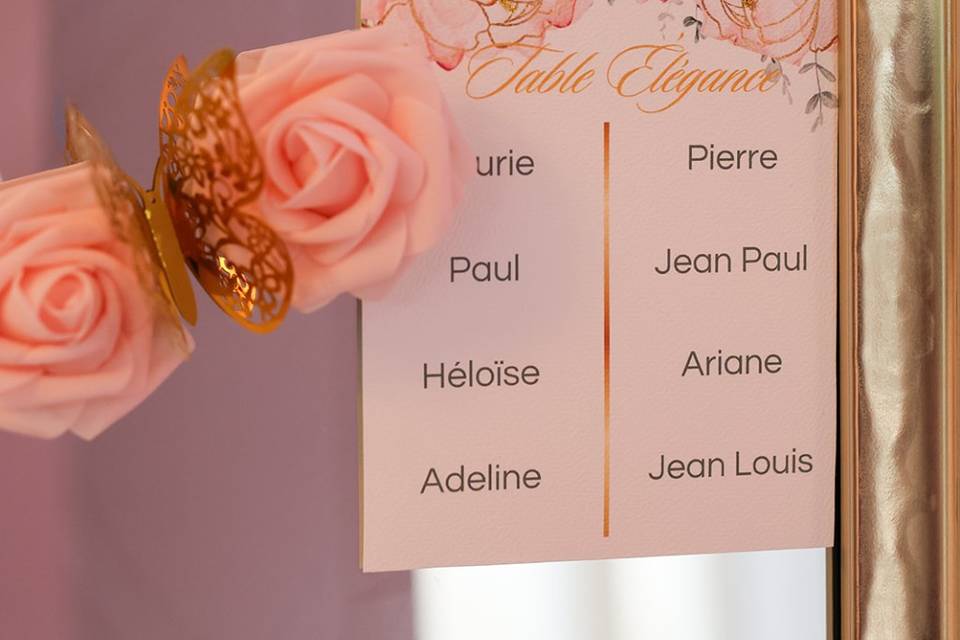 Plan de table