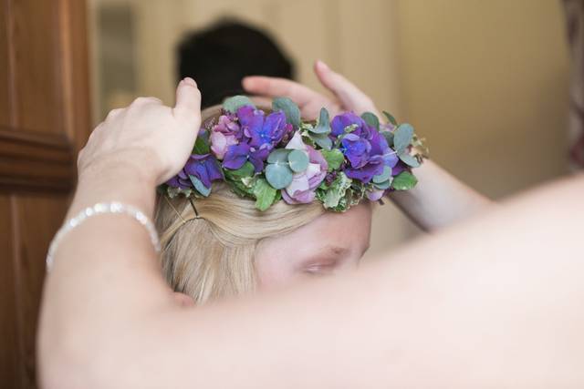 Couronne florale