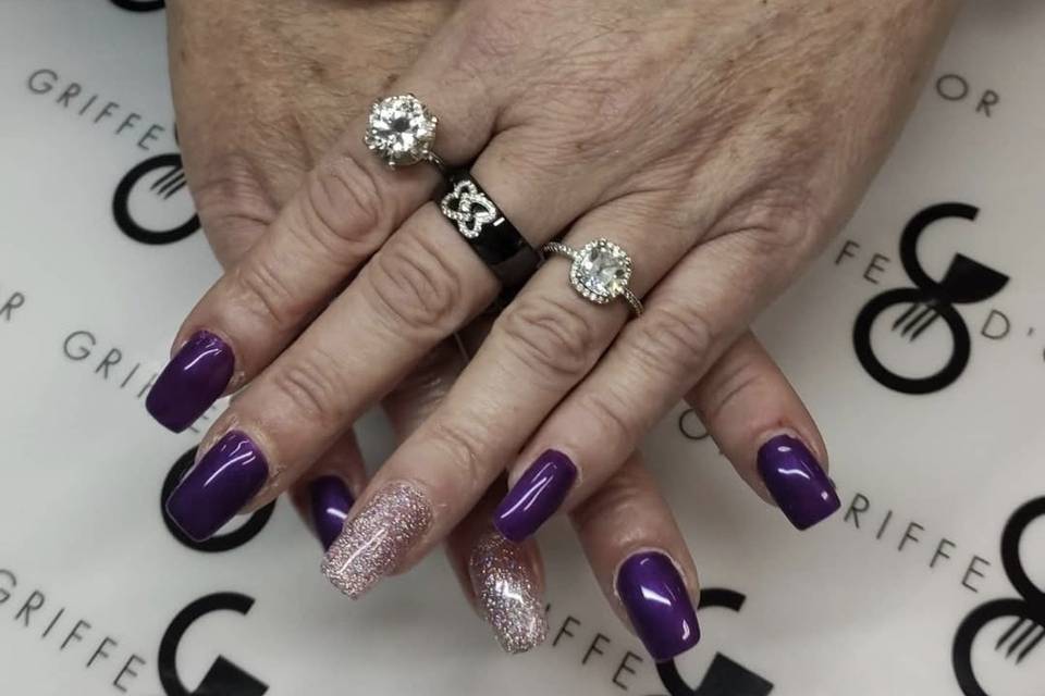 Ongles en gel évènementiel