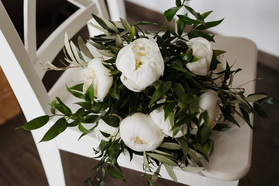 Bouquet de pivoines