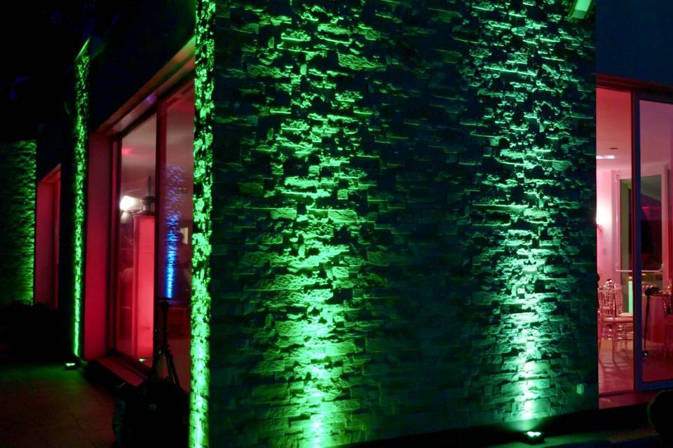 Uplights Villa Green