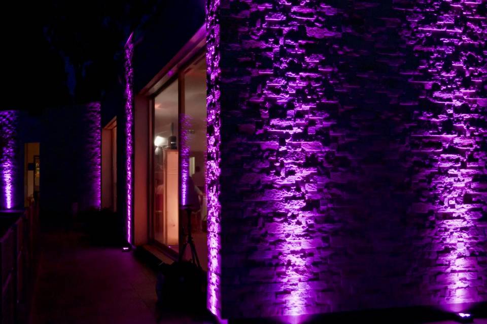 Uplights Villa Pink