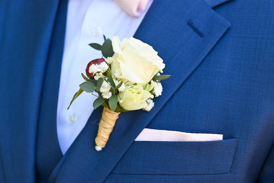 Boutonnière marié