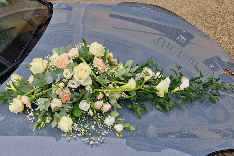 Décoration florale auto