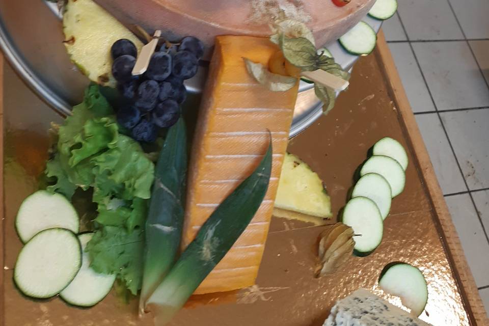 Pièce montée de fromages