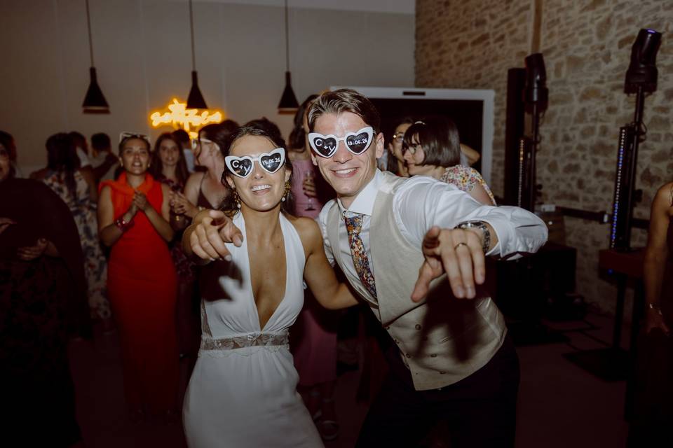 Soirée célébration de mariage