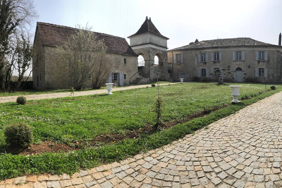 Arrivée au domaine