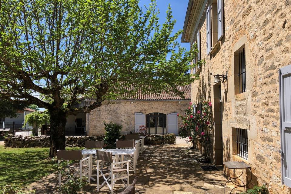 Coté terrasse