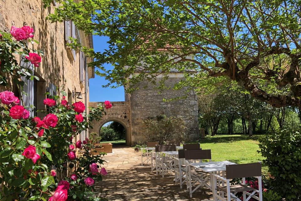 Coté terrasse