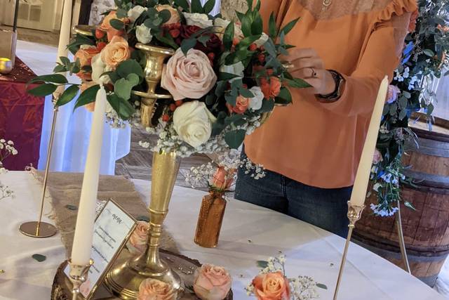 Decoration table invités